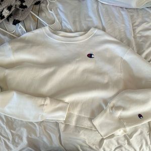 never worn women’s cropped champion crew neck